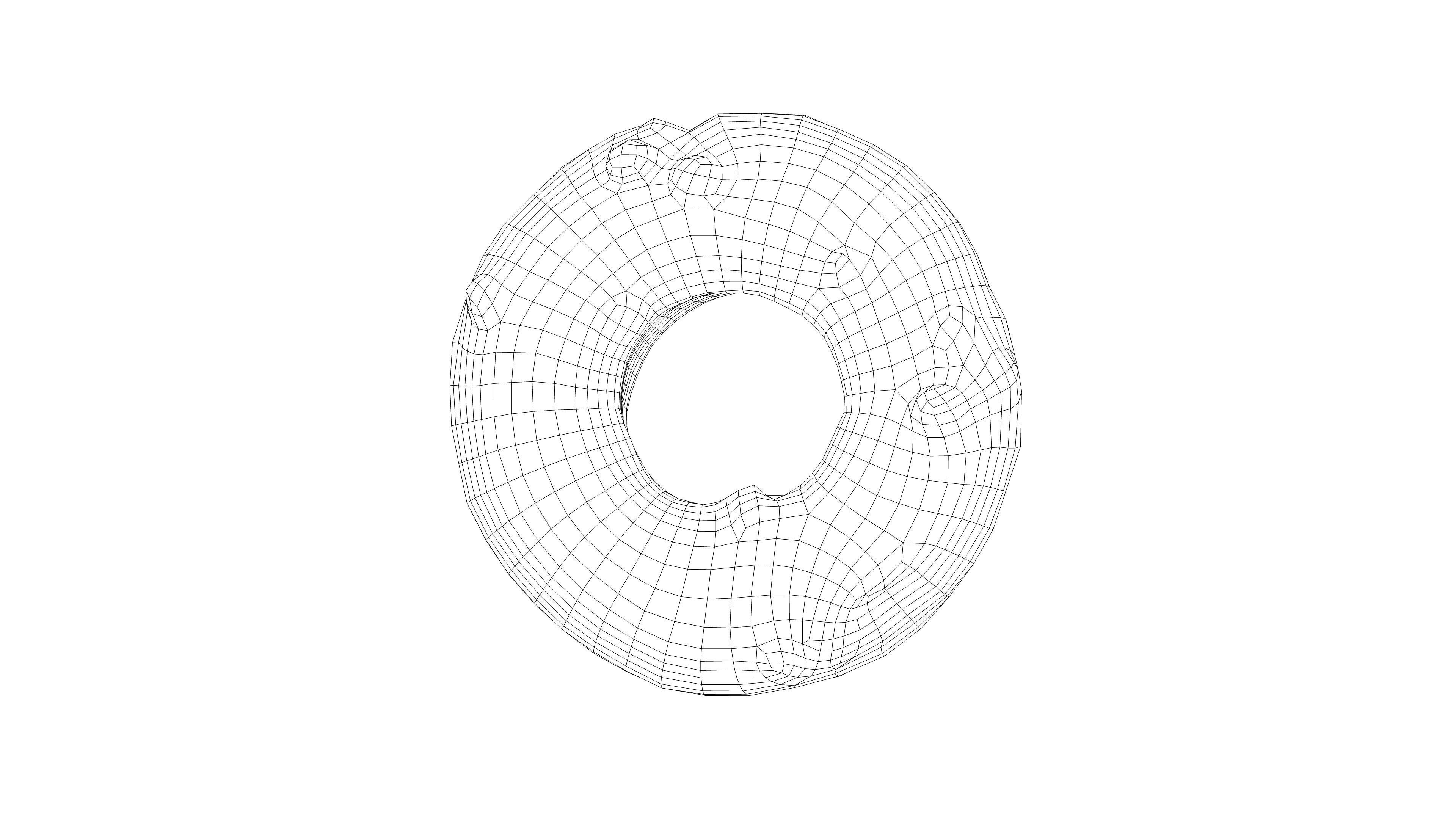 Photorealistic 3D scan of donut Low-poly 3D model_19