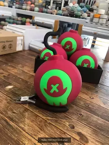 Hazbin Hotel Cosplay Items And Props Bundle 3D Model Collection