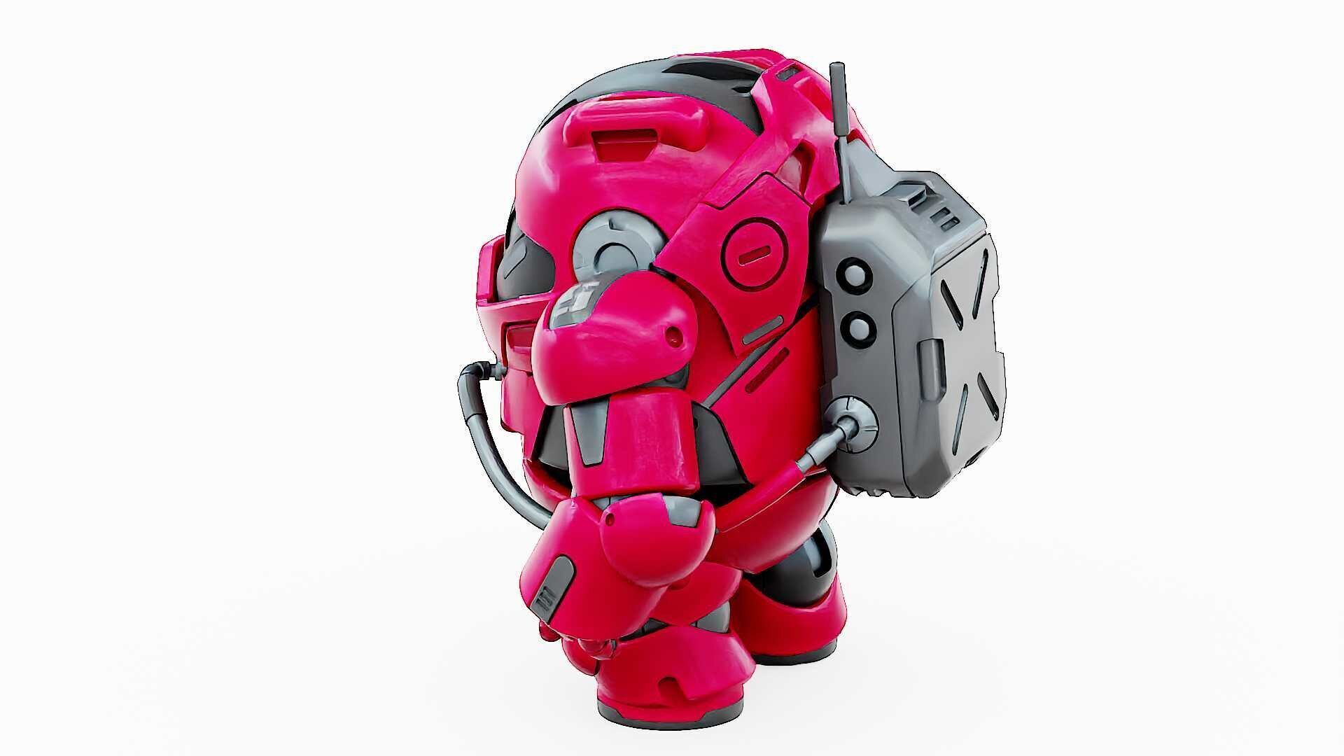 AMONG US CHARACTER-H  Rigged for Unreal Engine - Unity - MIXAMO  3D model_11