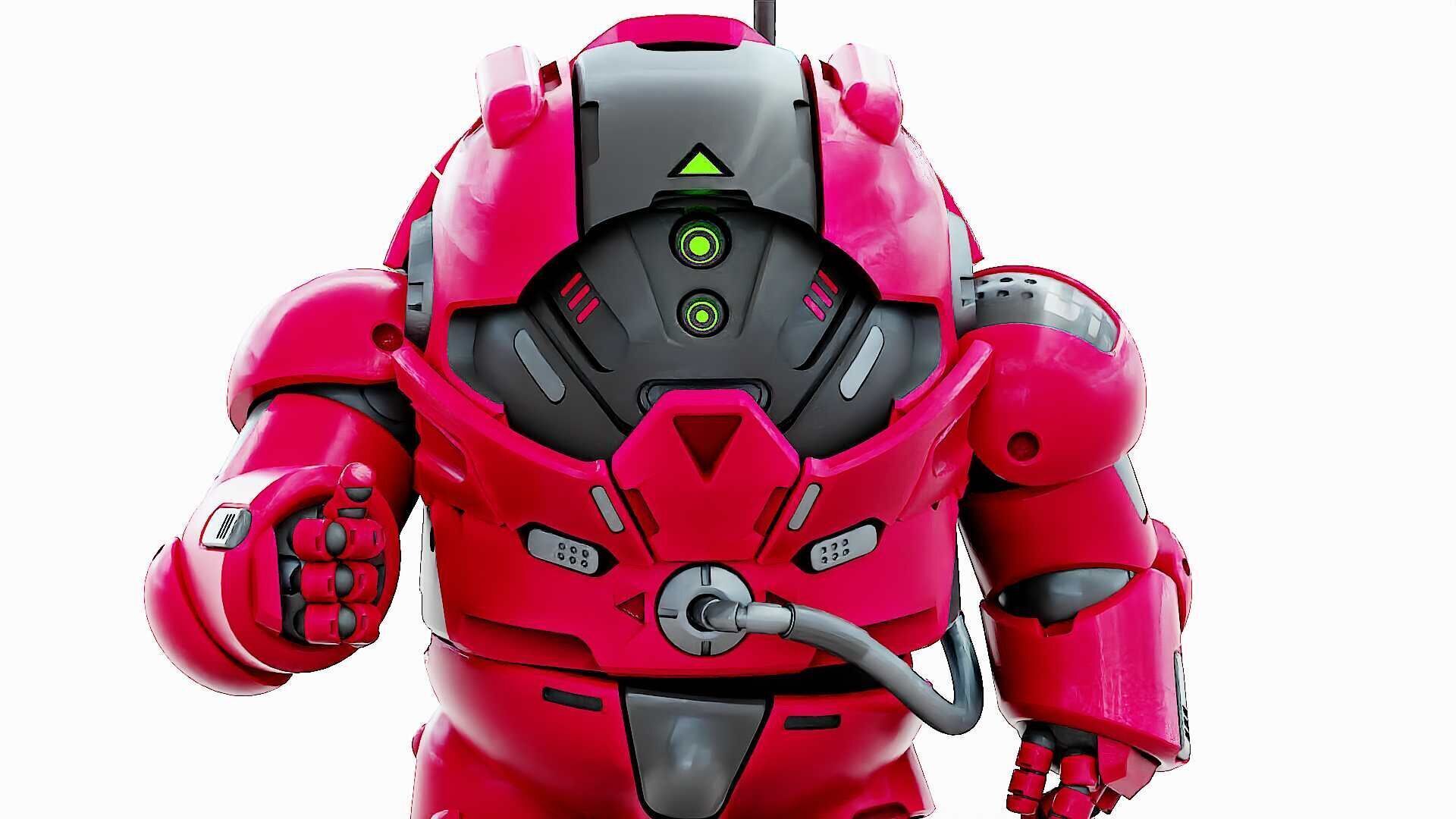 AMONG US CHARACTER-H  Rigged for Unreal Engine - Unity - MIXAMO  3D model_23