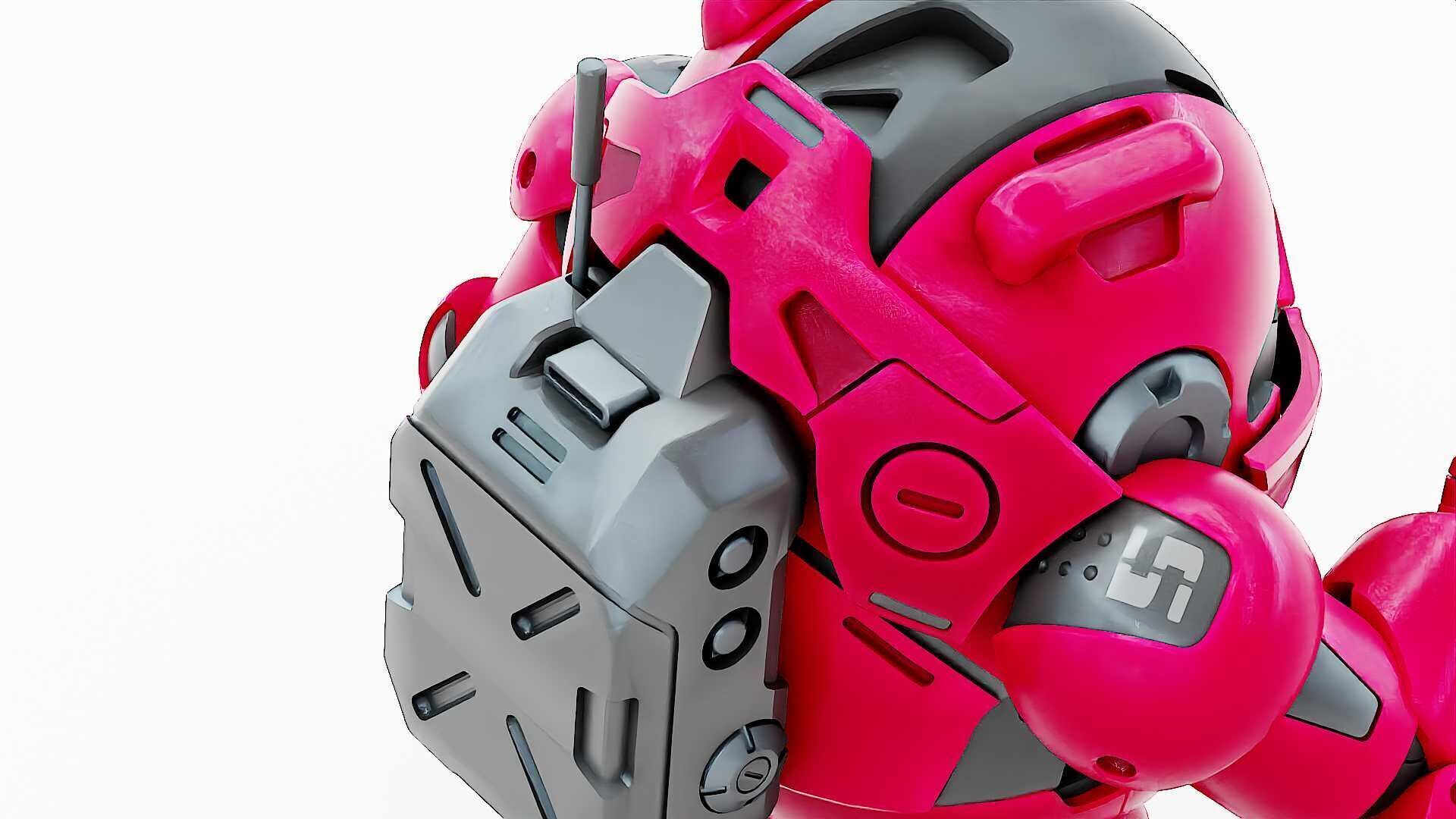 AMONG US CHARACTER-H  Rigged for Unreal Engine - Unity - MIXAMO  3D model_29