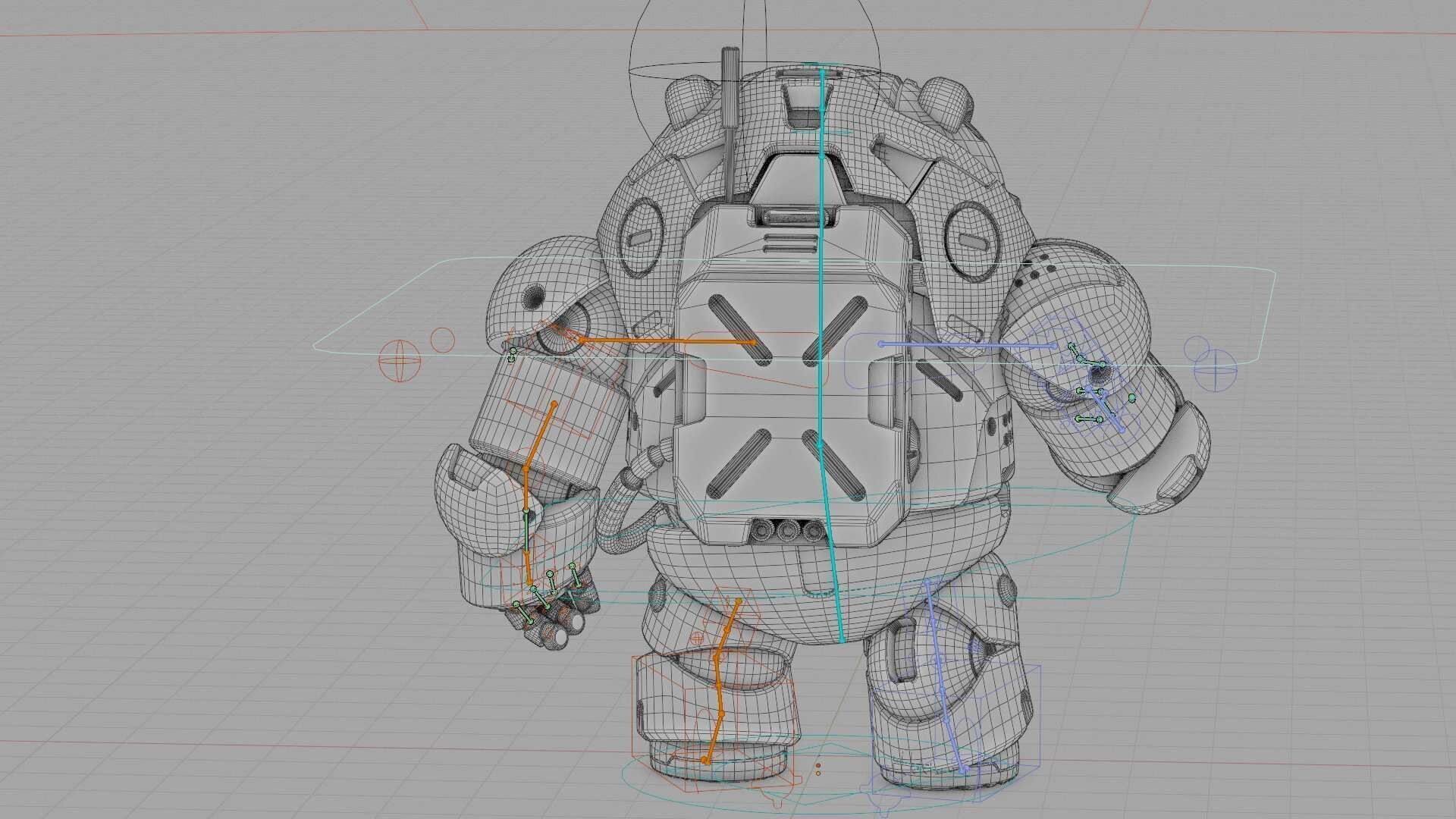 AMONG US CHARACTER-H  Rigged for Unreal Engine - Unity - MIXAMO  3D model_41