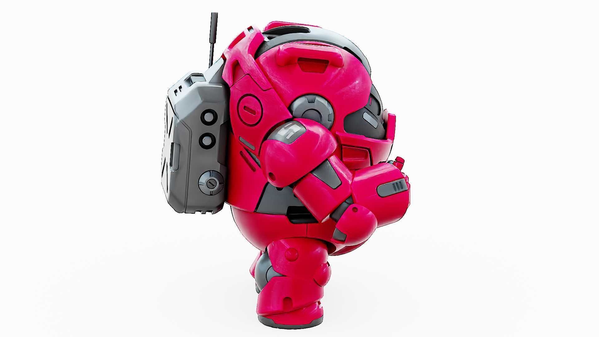 AMONG US CHARACTER-H  Rigged for Unreal Engine - Unity - MIXAMO  3D model_20