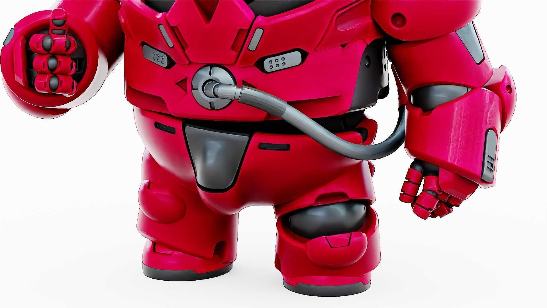 AMONG US CHARACTER-H  Rigged for Unreal Engine - Unity - MIXAMO  3D model_27