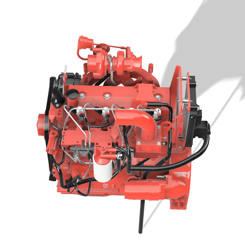 Cummins Diesel engine 3 3 QSB 3D print model_4