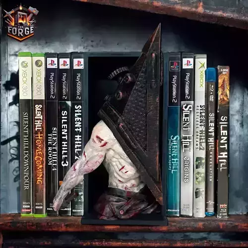 Silent Hill - Pyramid Head - Book Nook 3D print model