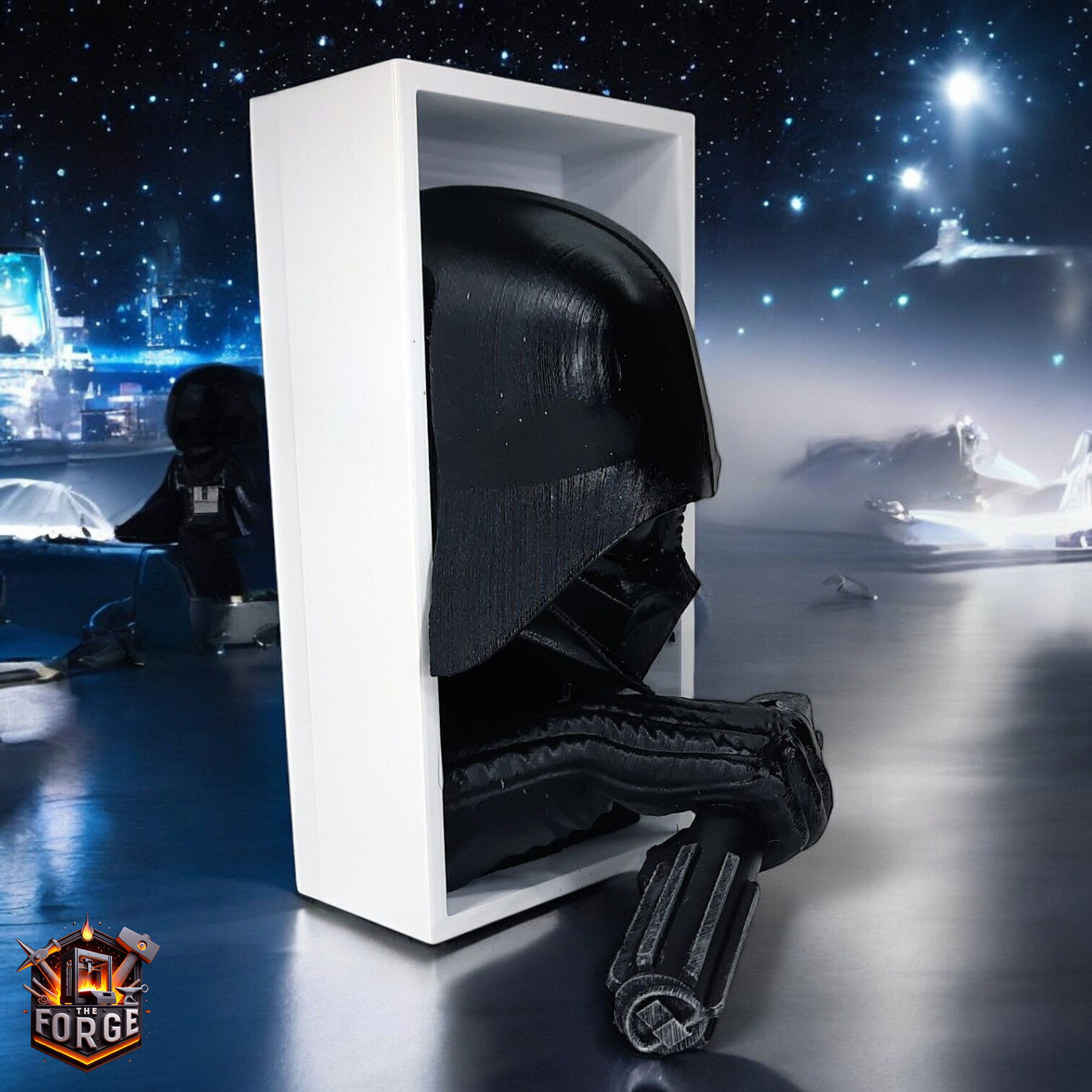 Star Wars - Darth Vader - Book Nook 3D print model_3