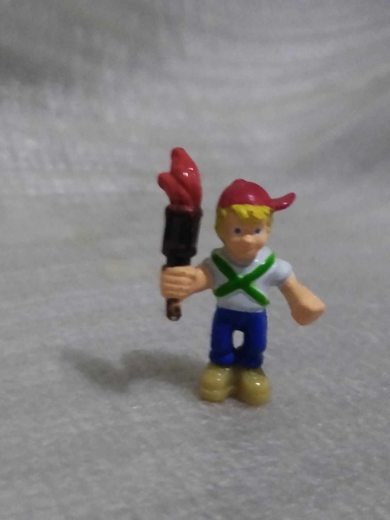 MIGHTYMAX MAX HERO WITH TORCH 1992 PVC FIGURE MINIATURE TOY 3D print model_3