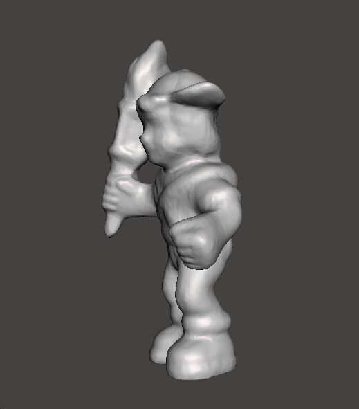 MIGHTYMAX MAX HERO WITH TORCH 1992 PVC FIGURE MINIATURE TOY 3D print model_5