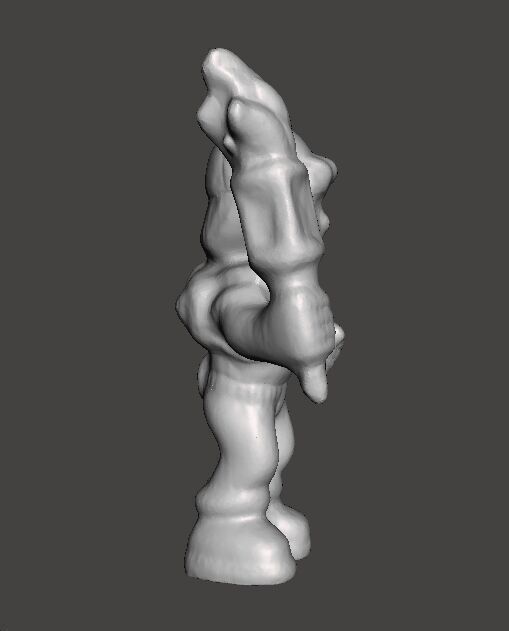 MIGHTYMAX MAX HERO WITH TORCH 1992 PVC FIGURE MINIATURE TOY 3D print model_4