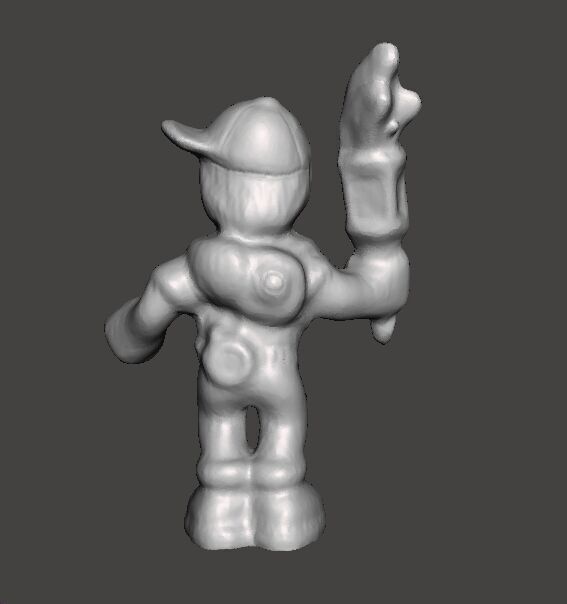 MIGHTYMAX MAX HERO WITH TORCH 1992 PVC FIGURE MINIATURE TOY 3D print model_6