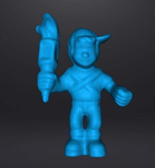 MIGHTYMAX MAX HERO WITH TORCH 1992 PVC FIGURE MINIATURE TOY 3D print model_9