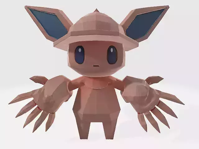 Lowpoly fantasy character