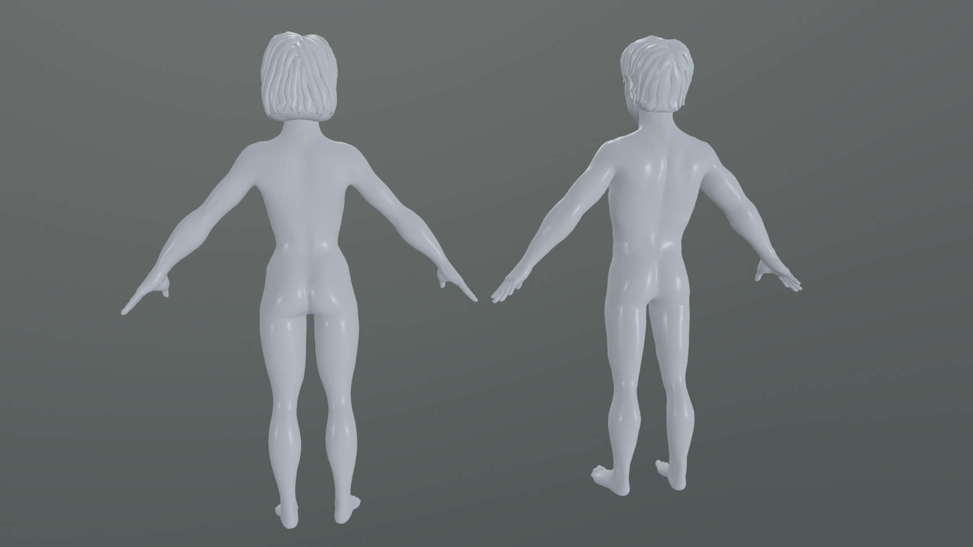 Asian people rig high-poly textured 3D model_19