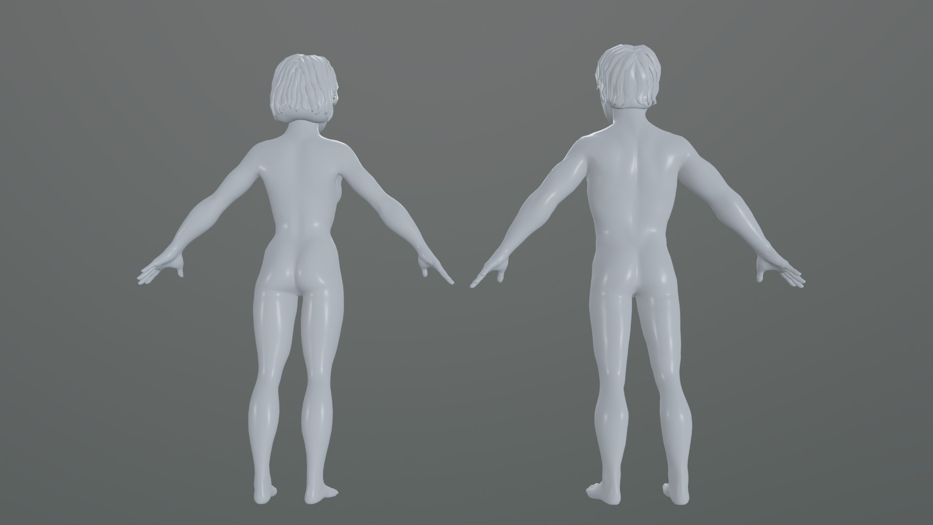 Asian people rig high-poly textured 3D model_18