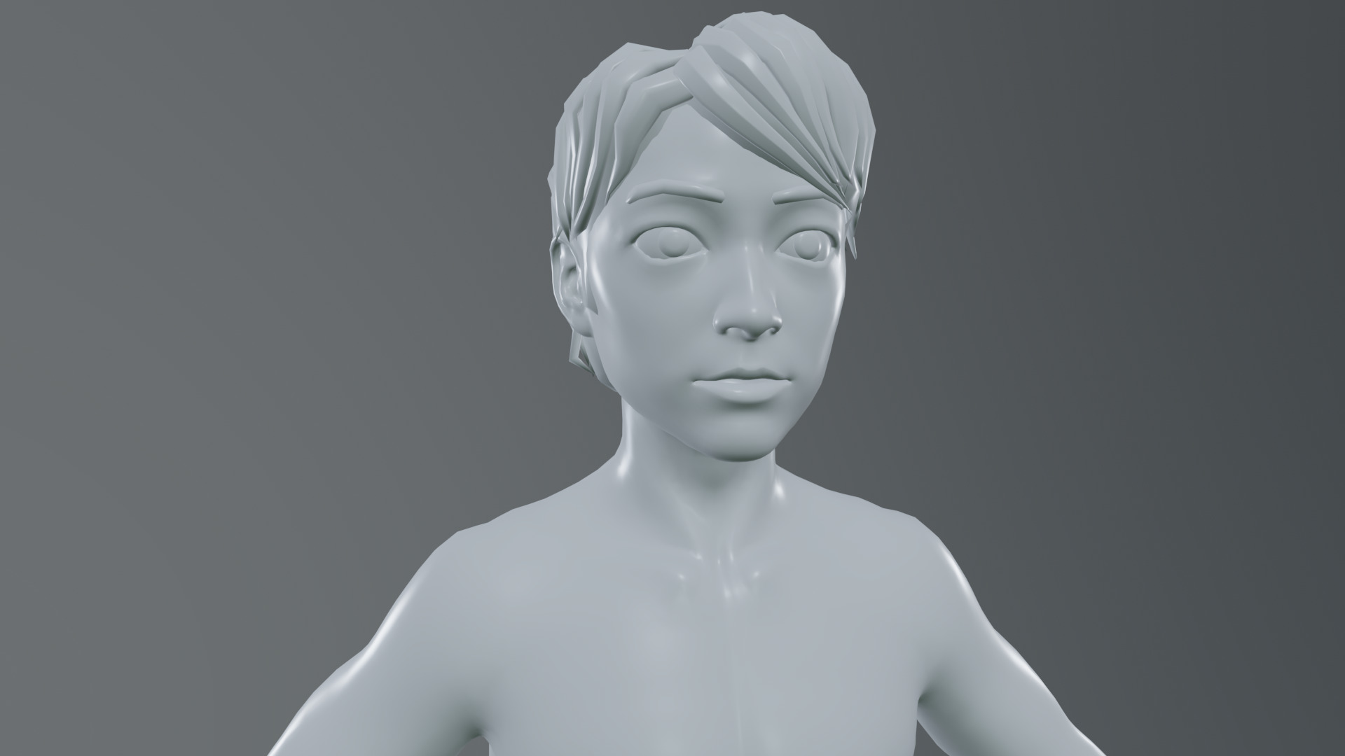 Asian people rig high-poly textured 3D model_21