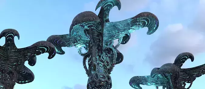 Alien Cliff Shroom Mushroom 3 