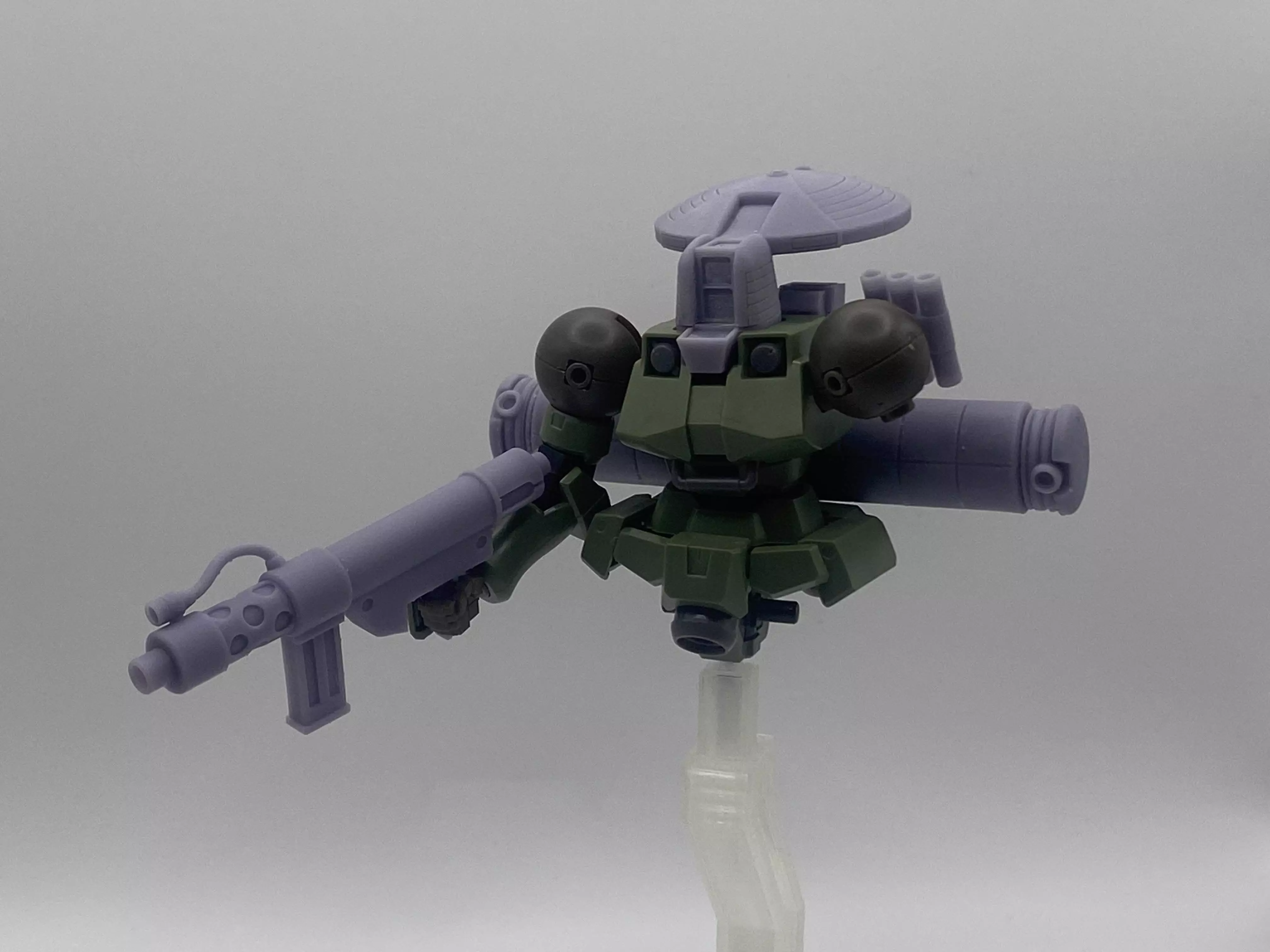 EWAC upgrade with articulation 144 scale for Leo Gundam Wing 3D print model_0