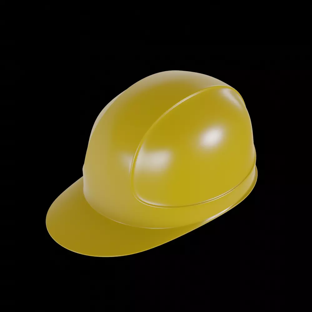 Construction Hat Free low-poly 3D model