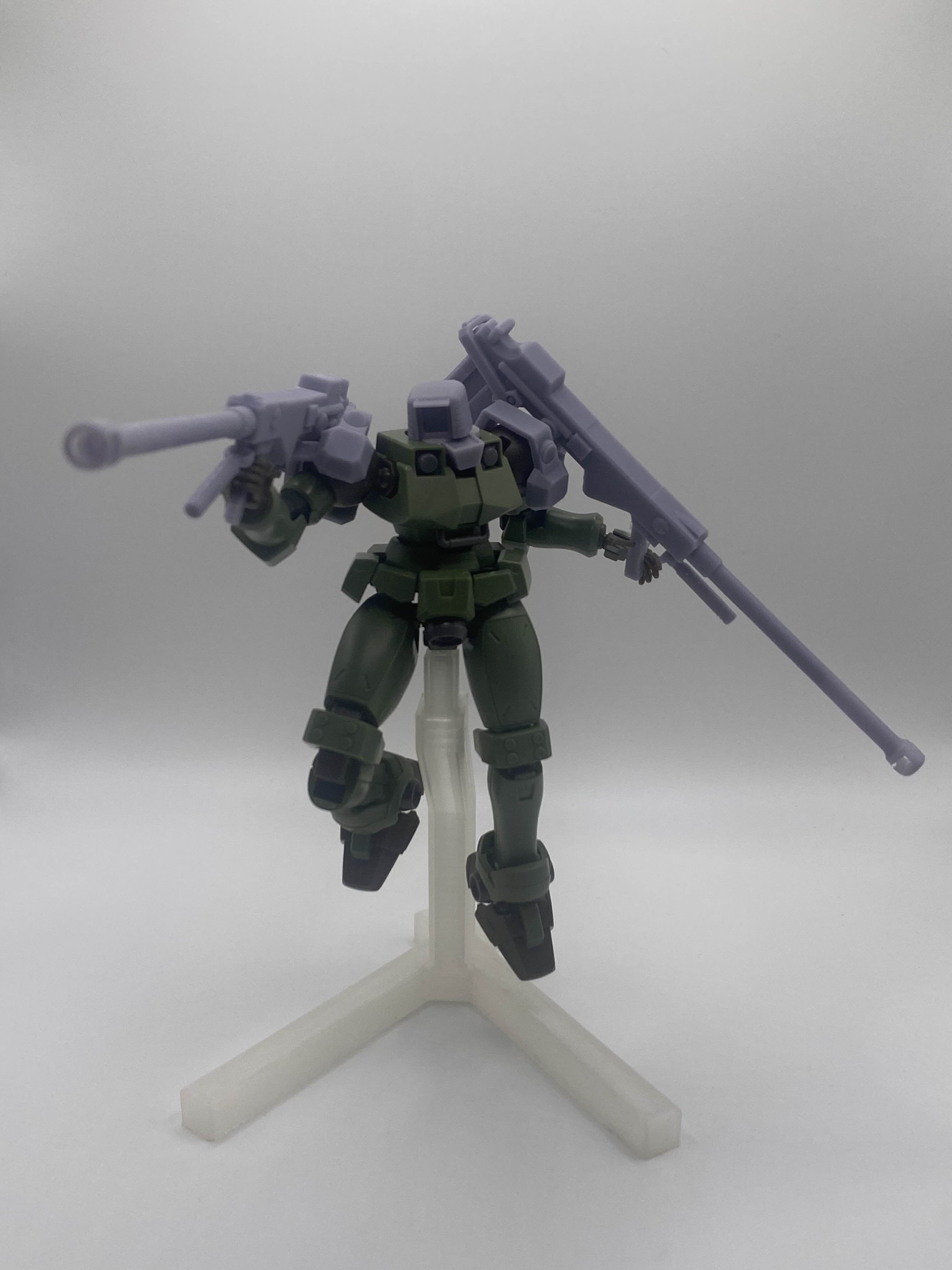 Dober Gun Leo Weapon 144 scale -Gundam Wing 3D print model_3