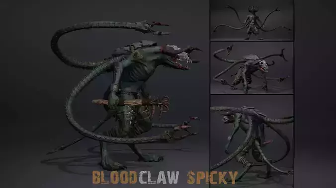 Bloodclaw Spicky Low-poly 3D model