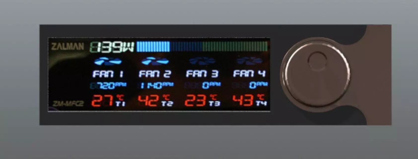 Zalman ZM-MFC2 Multi Fan Controller - High Poly Free 3D model
