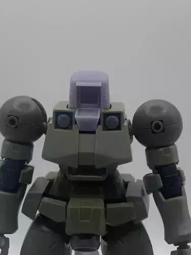 HG Leo compatible articulated head 144 sacle - Gundam Wing 3D print model