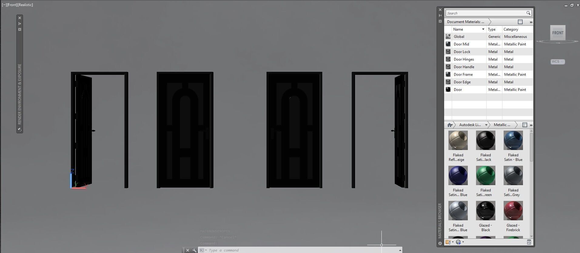 Door sets 8 3D model_22