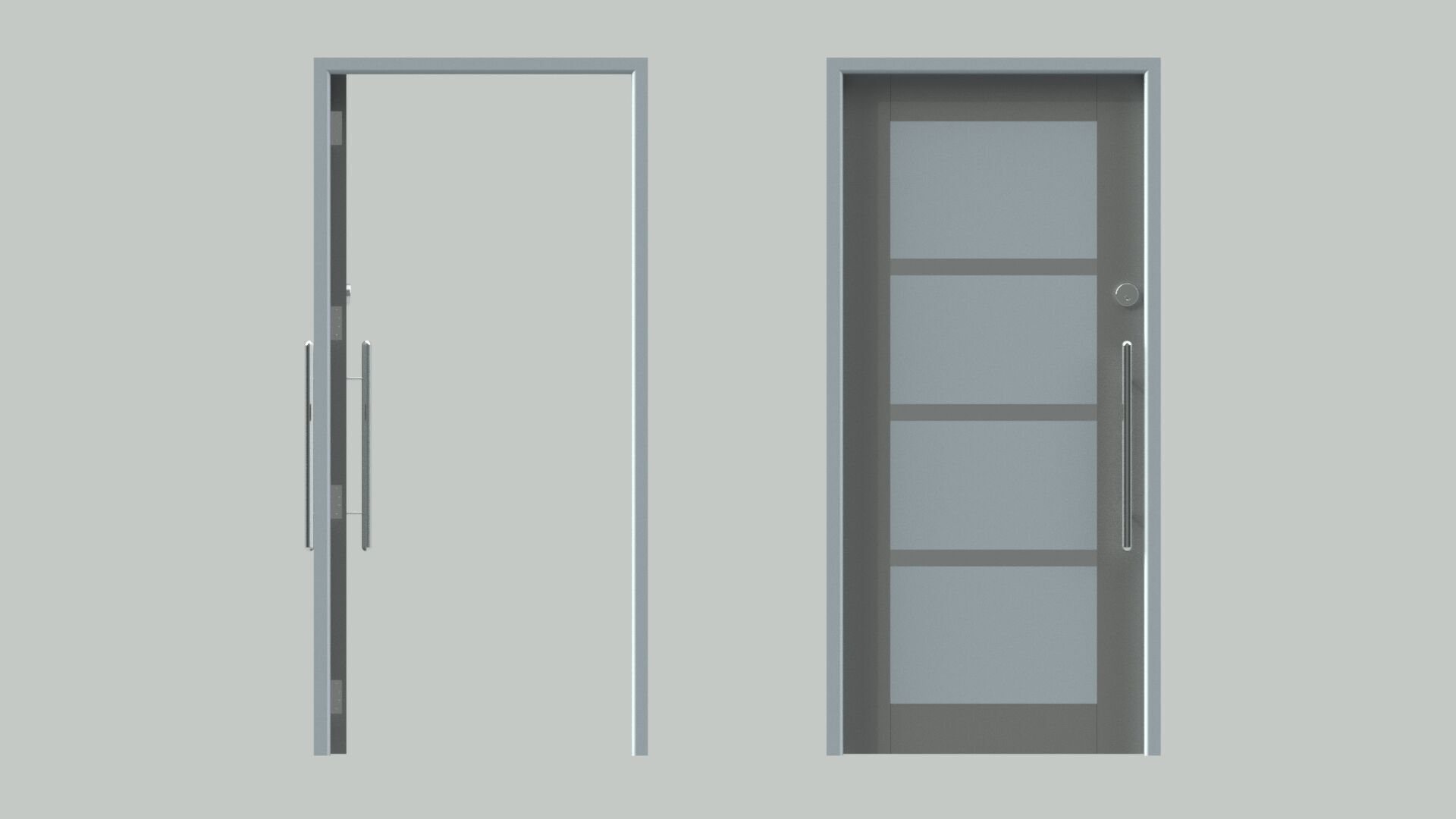 Door sets 8 3D model_15