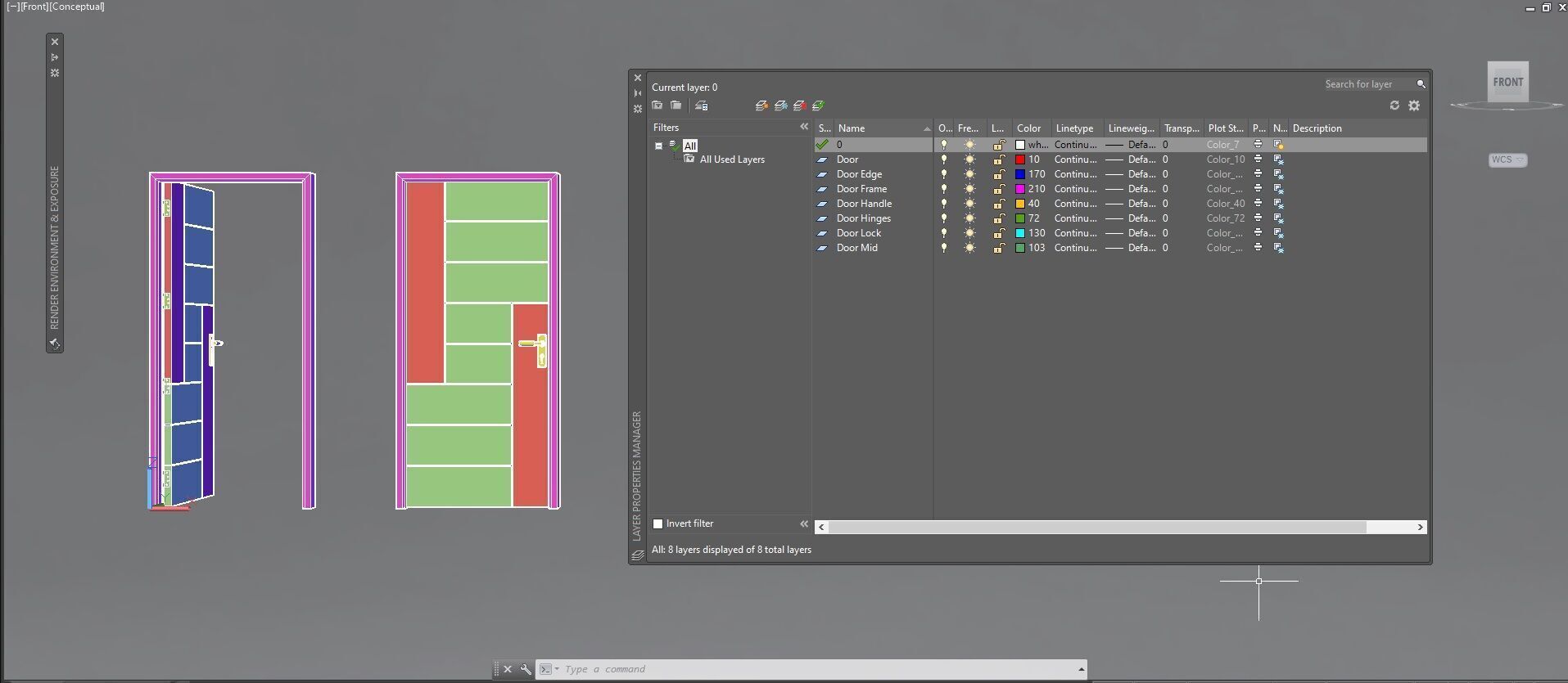 Door sets 8 3D model_28