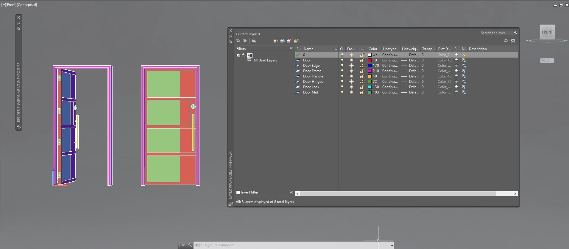 Door sets 8 3D model_30