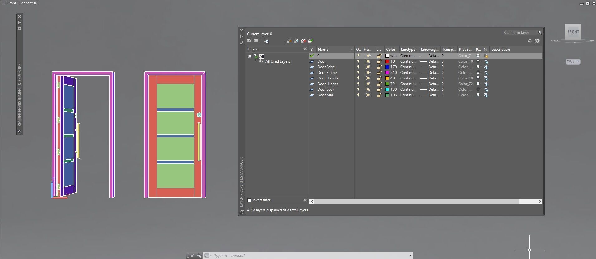 Door sets 8 3D model_29