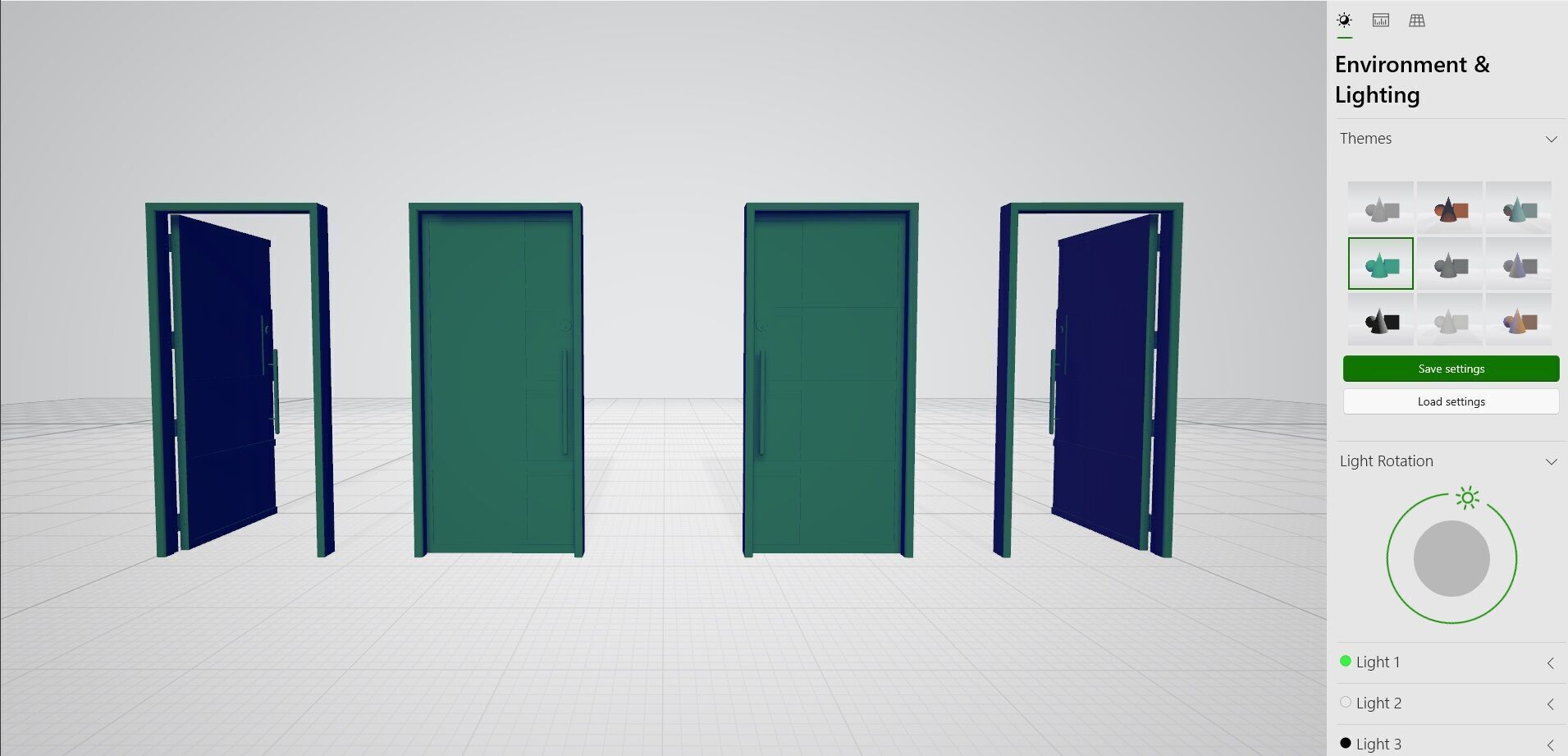Door sets 8 3D model_35