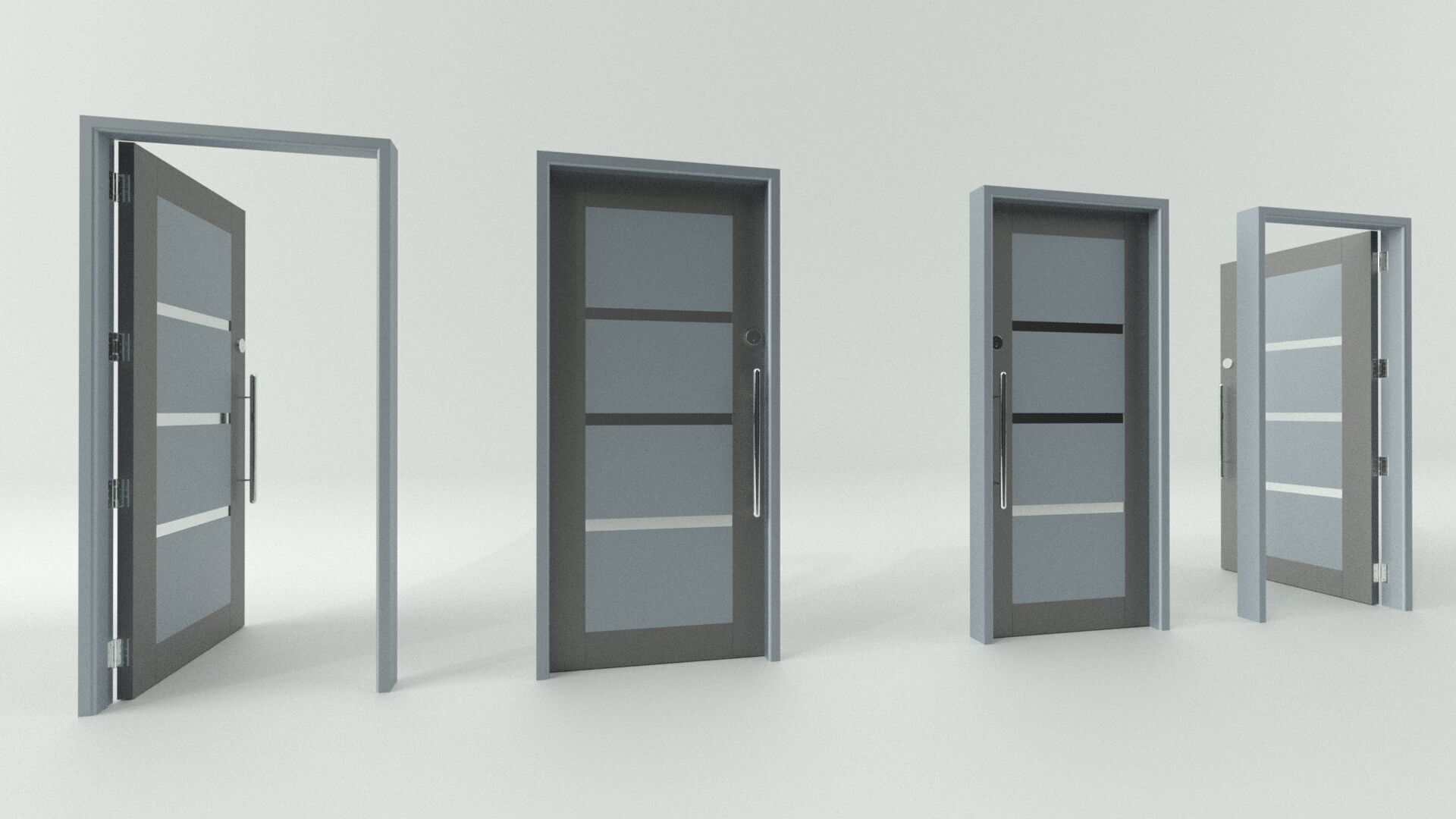 Door sets 8 3D model_13