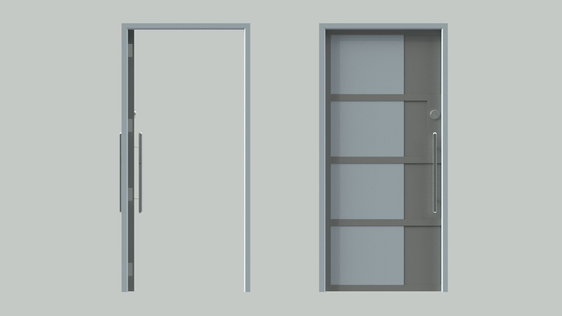 Door sets 8 3D model_19