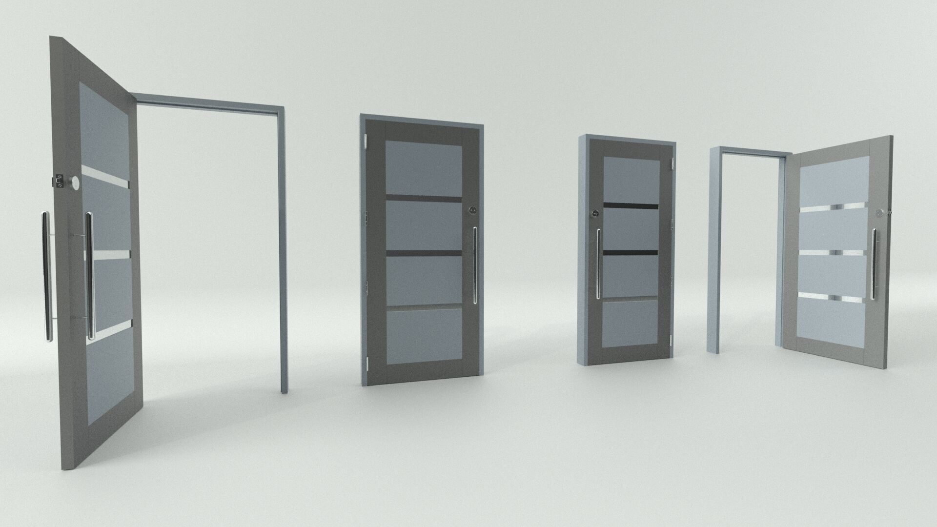 Door sets 8 3D model_14