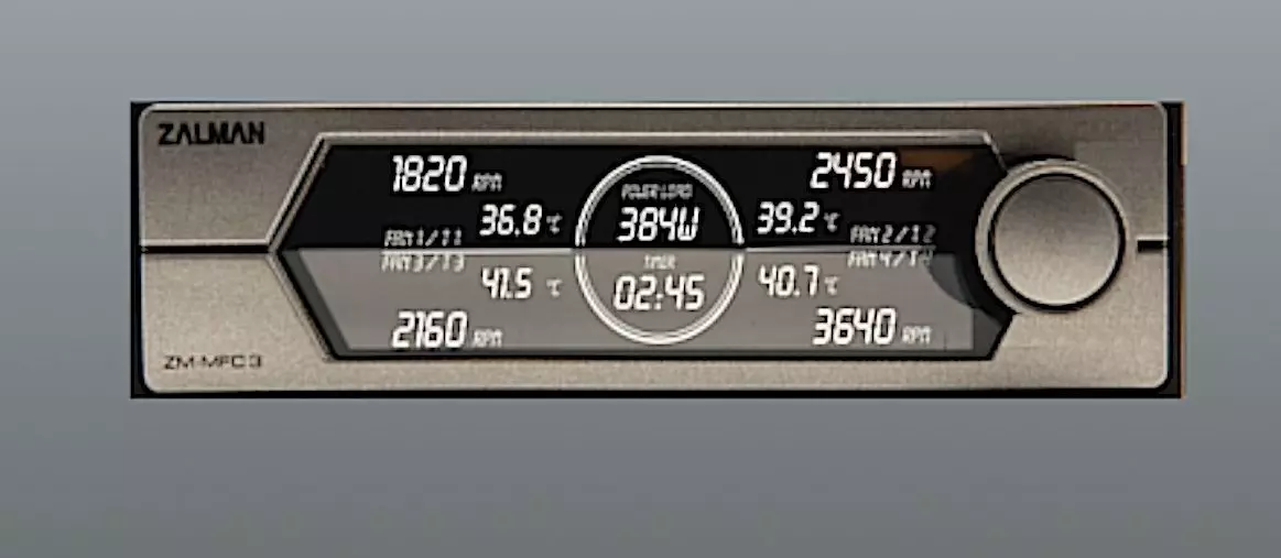 Zalman ZM-MFC3 Multi Fan Controller Free low-poly 3D model