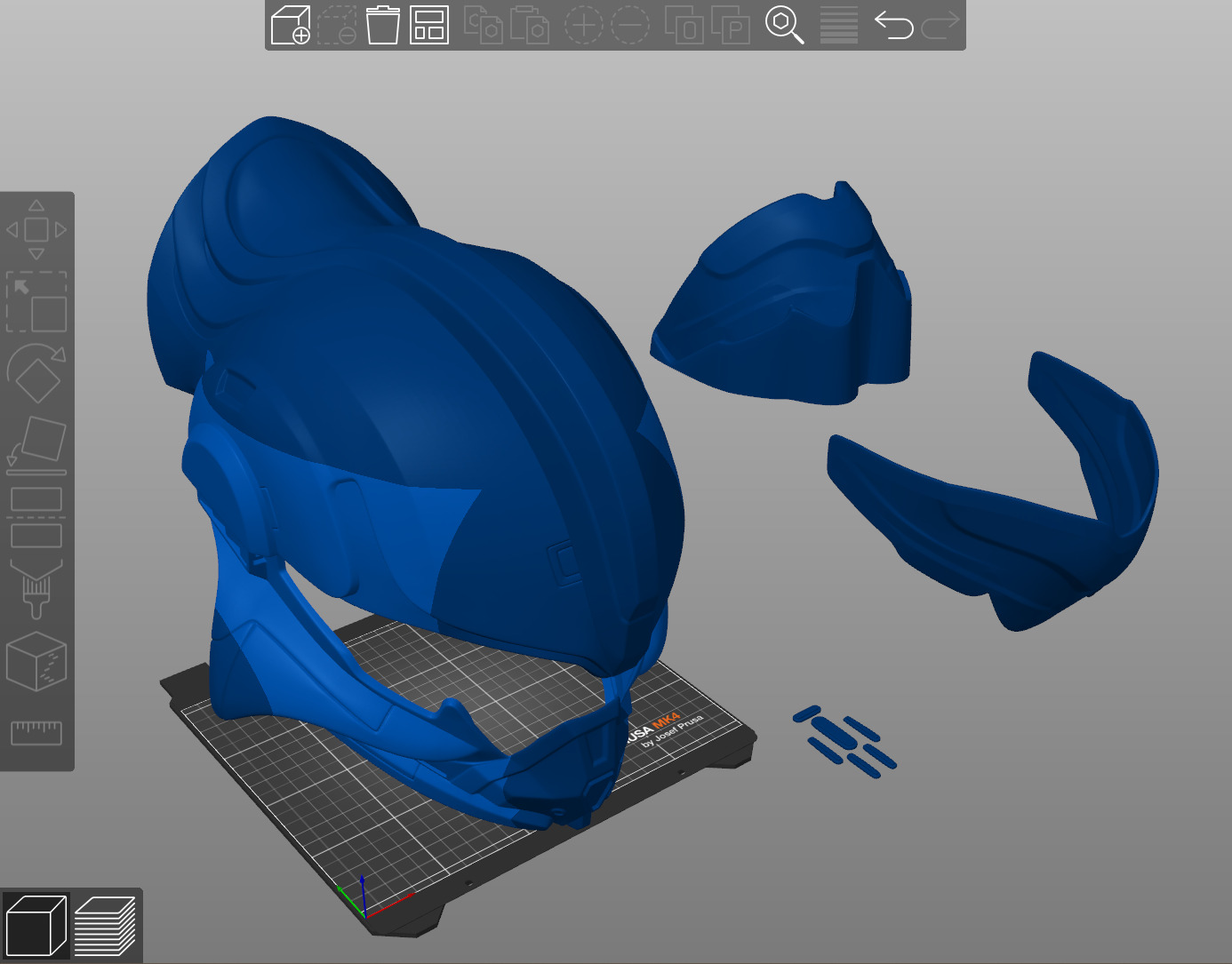 Helioskrill helmet with attachment 3d print file 3D print model_7