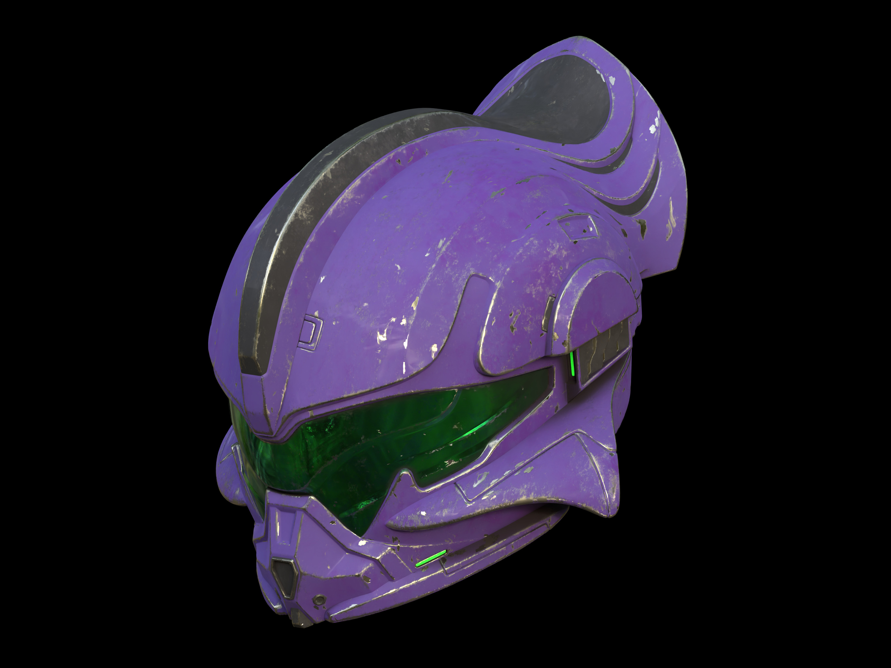 Helioskrill helmet with attachment 3d print file 3D print model_3