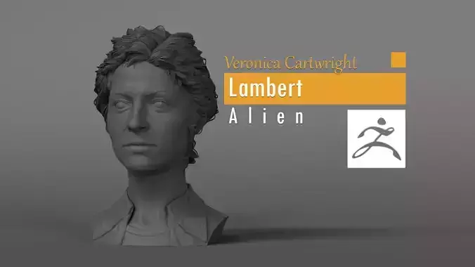 Veronica Cartwright - Lambert - Alien 3D print model