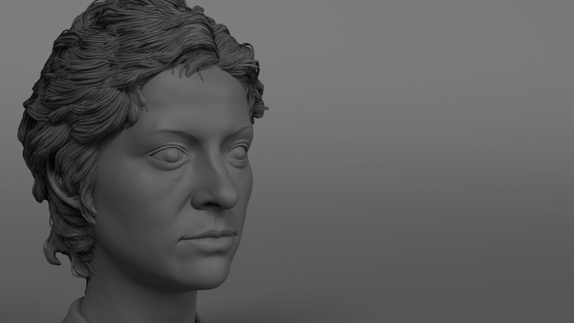 Veronica Cartwright - Lambert - Alien 3D print model_9