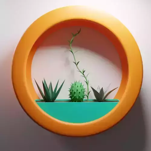 Wall Cactus Decoration