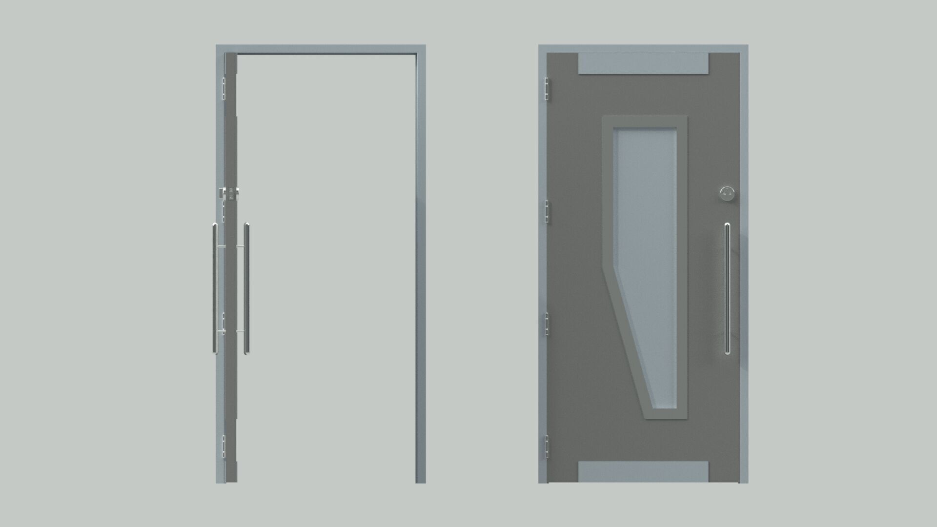 Door sets 11 3D model_4