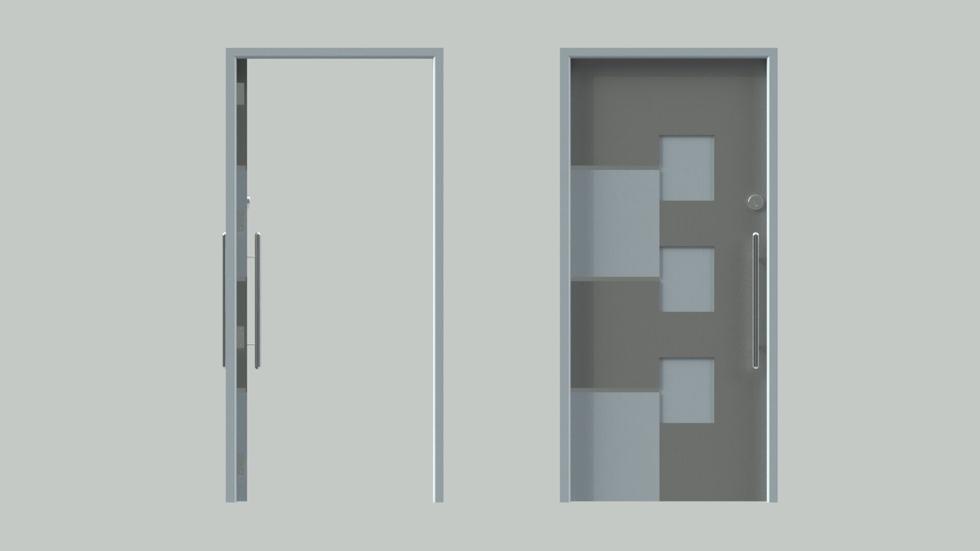 Door sets 11 3D model_7