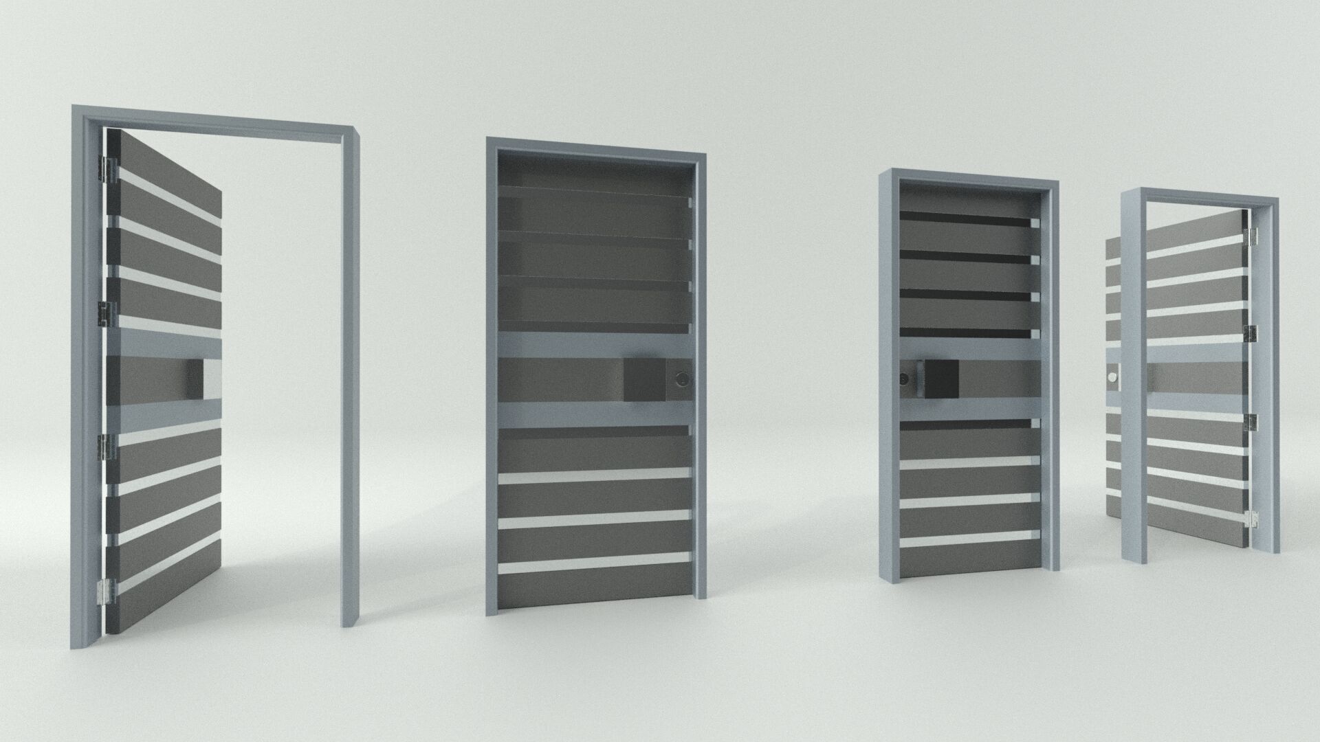 Door sets 11 3D model_9