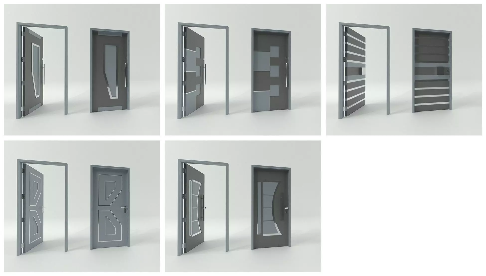 Door sets 11 3D model_0