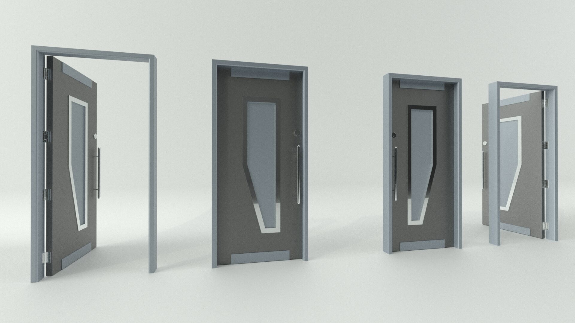 Door sets 11 3D model_1