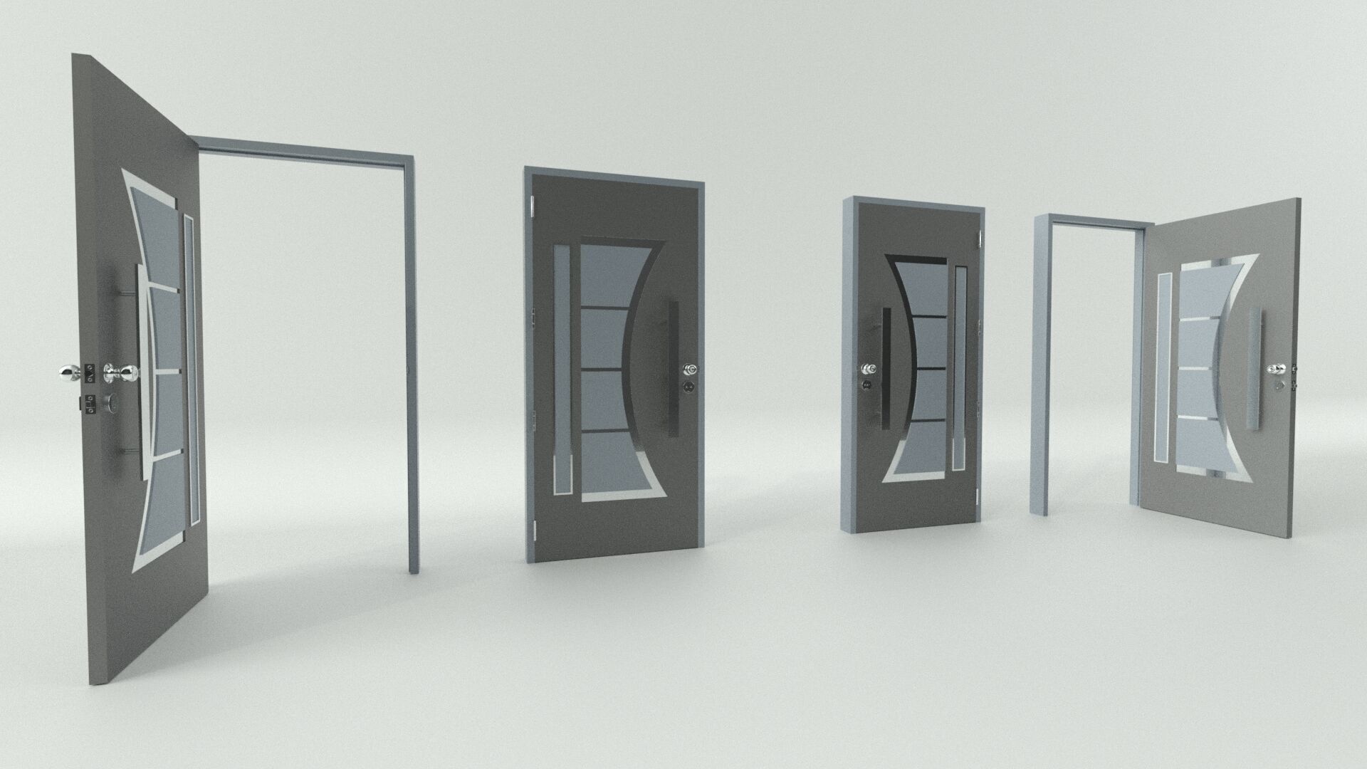 Door sets 11 3D model_18