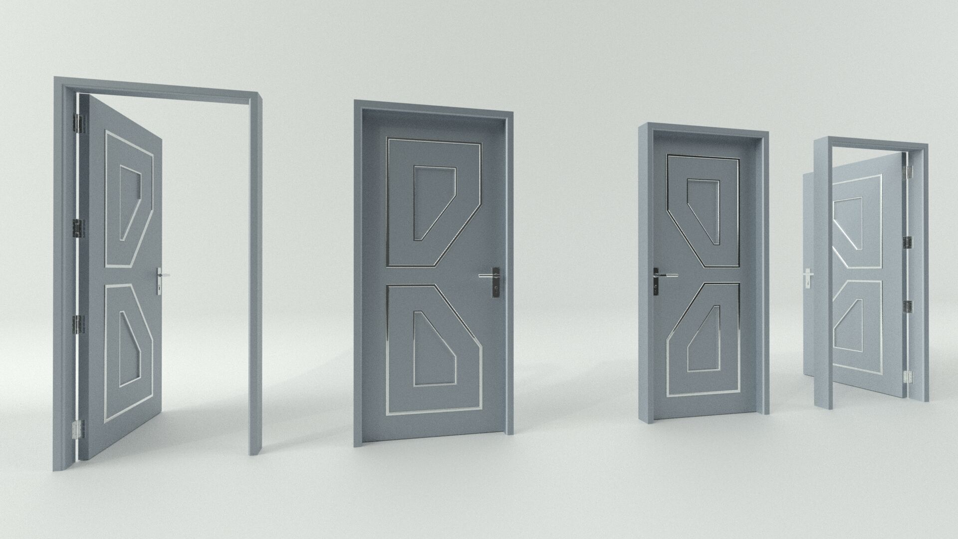 Door sets 11 3D model_13