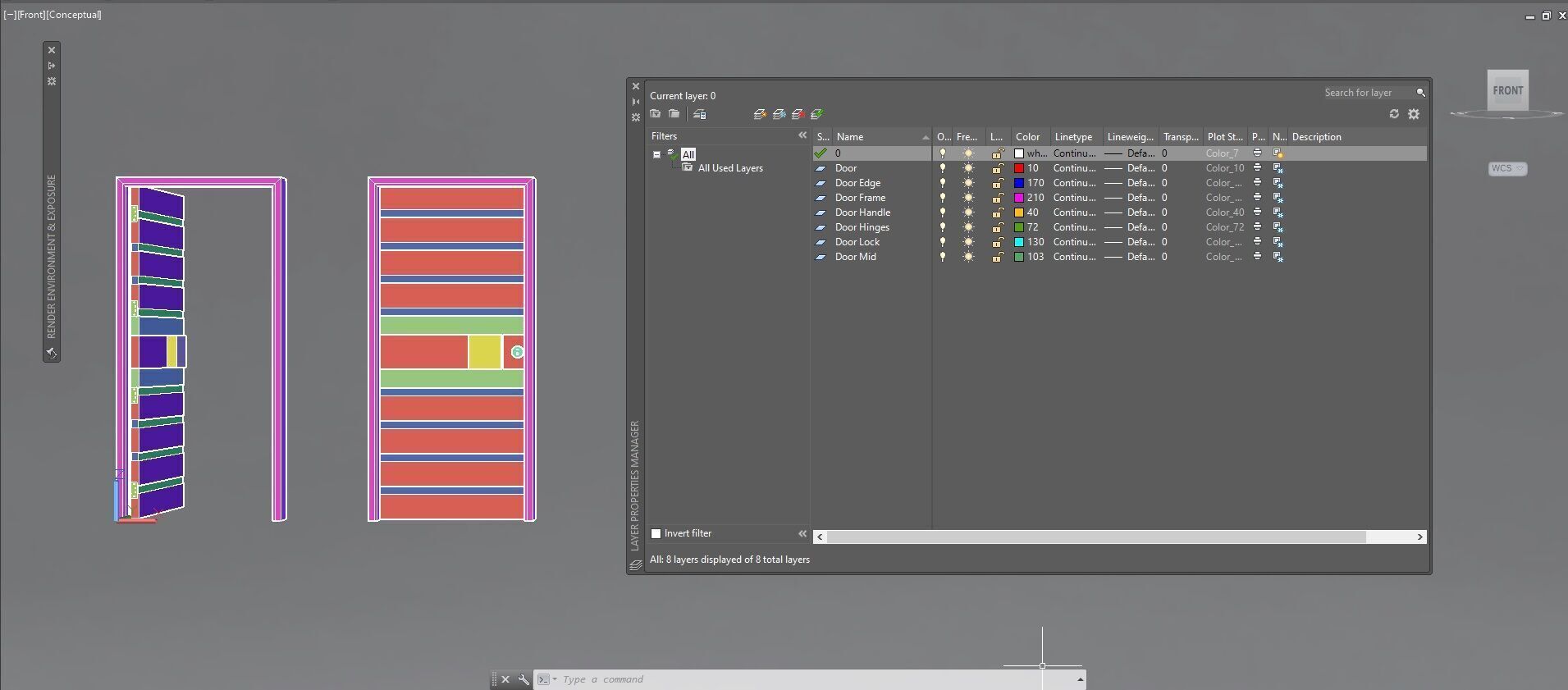 Door sets 11 3D model_28